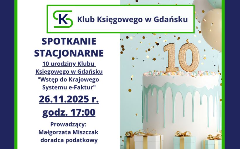 10 urodziny Klubu Księgowego w Gdańsku