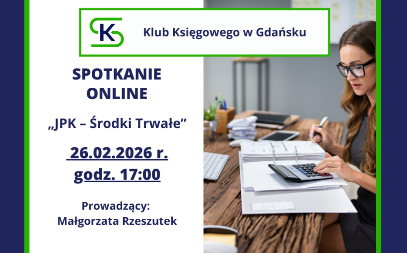 Spotkanie online Klubu Księgowego w Gdańsku