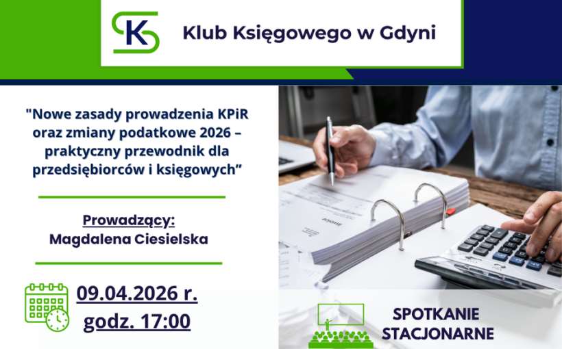 Spotkanie Stacjonarne Klubu Księgowego w Gdyni