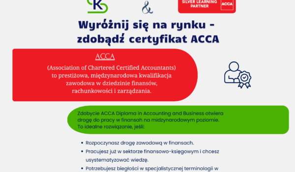 Wyróżnij się na rynku i zdobądź certyfikat ACCA