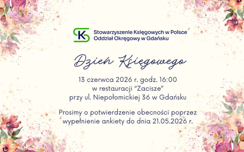 Zapraszamy na Dzień Księgowego - 13 czerwca 2026 r.