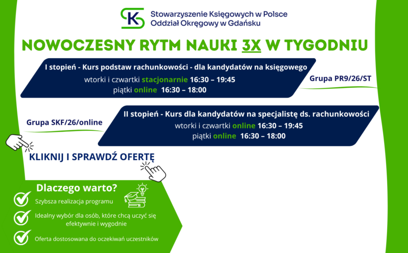 Ucz się szybciej i wygodniej – nowy system zajęć w SKwP
