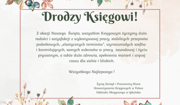 Wszystkiego najlepszego z okazji Dnia Księgowego!