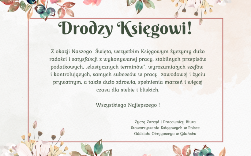 Wszystkiego najlepszego z okazji Dnia Księgowego!