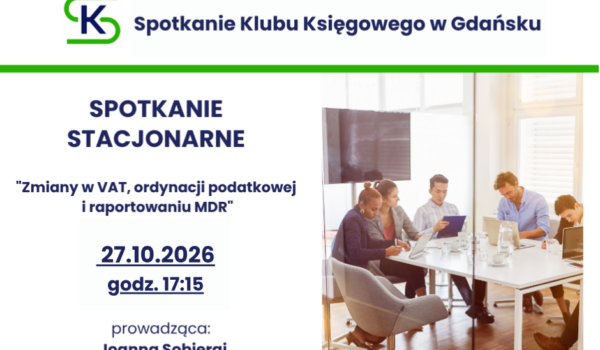 Spotkanie Klubu Księgowego w Gdańsku