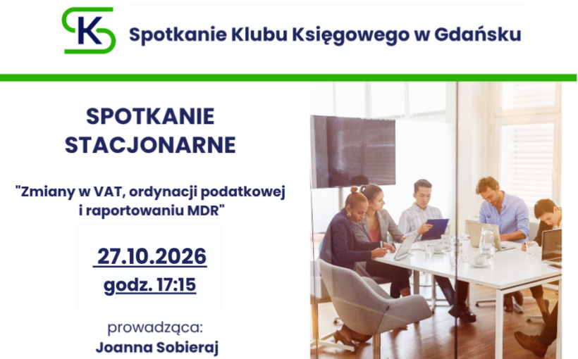 Spotkanie Klubu Księgowego w Gdańsku