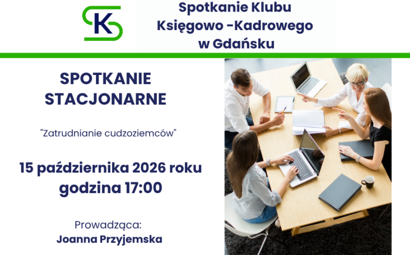 Spotkanie Klubu Księgowo-Kadrowego w Gdańsku