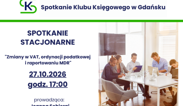Spotkanie Klubu Księgowego w Gdańsku