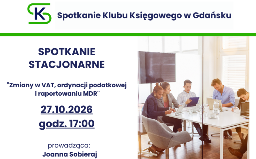 Spotkanie Klubu Księgowego w Gdańsku